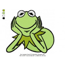 the muppets frog 07 Embroidery Designs